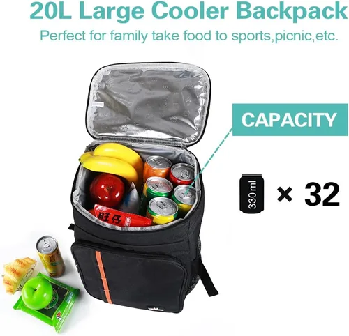 Vista 3 de CODOBON Mochila más fresca de 20 litros aislada, ligera, a prueba de fugas