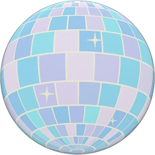 Vista 3 de PopSockets de bola de discoteca estética pastel danesa PopGrip intercambiable