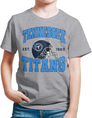 Vista 8 de Junk Food Clothing x NFL - Casco de equipo - Camiseta de manga corta para niños y niñas con licencia oficial de la NFL