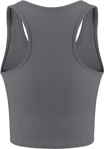 Vista 6 de Boao Camiseta corta básica sin mangas con espalda cruzada para mujer de 4 piezas