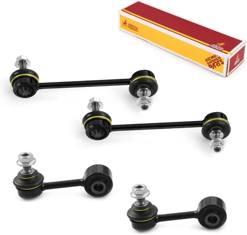 Vista 102 de Metrix Premium Chassis Parts - Kit de 4 piezas de barra estabilizadora delantera y trasera con enlace de extremo de barra estabilizadora para Ford