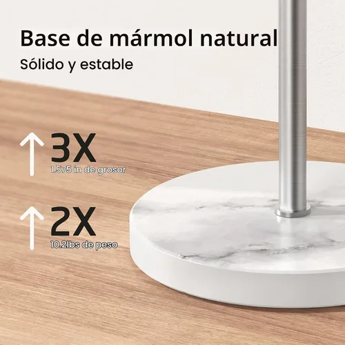 Vista 3 de KES Toalleros de pie para suelo de baño, 2 brazos giratorios, acabado Acabado cepillado