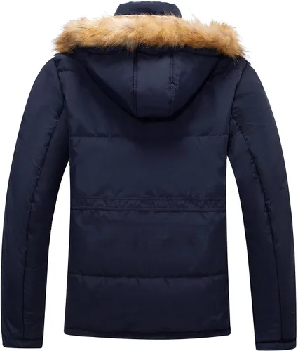Vista 2 de Yozai Men's Winter Coat, Warm Jackets for Mens Water Resistant Ski Snow Jacket Mountain Windbreaker Hooded Parka, S-2XL