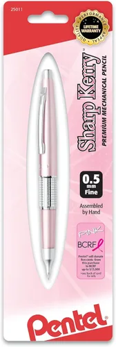 Vista 9 de Pentel Sharp Kerry - Portaminas (0.020 in), barril rosa, 1 bolígrafo (P1035P)