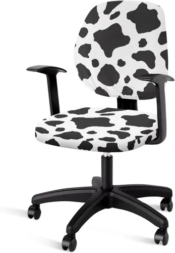 Vista 8 de Funda para silla de oficina con diseño de mariposa de 2 piezas, fundas para silla de juegos, bonitas fundas transpirables para silla de escritorio