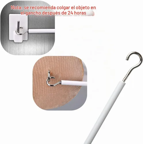 Vista 2 de Kit de cables de cortina de red para colgar de 2 a 13.1 ft, cuerda de cortina con ojos de gancho autoadhesivos para barra de cortina