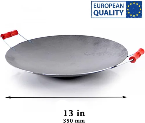 Vista 2 de Hakan Discada Cocina de Disco, Wok de Vaquero, Disco de Cocina, Parrilla Disk It para Acampar, Picnic, Actividades al Aire Libre