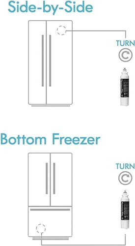 Vista 3 de Kenmore Elite 9490 Filtro de agua para refrigerador OEM (paquete de 3)