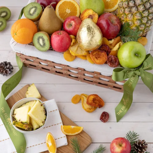 Vista 7 de The Fruit Company Simply - Cesta de frutas, regalos para mujeres y hombres, cesta de frutas frescas para cumpleaños, aniversarios, promociones