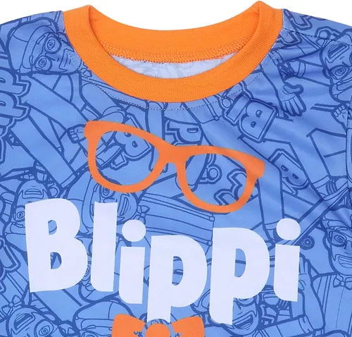 Vista 2 de Blippi Camiseta de manga corta para niños y niños pequeños