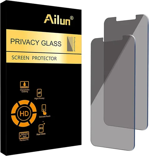 Vista 21 de Ailun Protector de pantalla de privacidad para iPhone 11 Pro/iPhone Xs/iPhone X [5.8 pulgadas], paquete de 2 fundas antiespía y protección privada