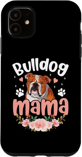 Vista 5 de Funda para iPhone 14 Bulldog Mama Bulldog Inglés Amante Perro Mamá Dueño Madre