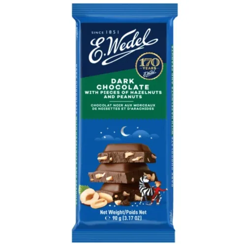 Vista 21 de E. Wedel - Chocolate amargo 50% cacao, 3.17 onzas (paquete de 5)