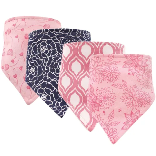 Vista 4 de Hudson Baby Baberos unisex de algodón para bebé, avión, talla única (paquete de 2)