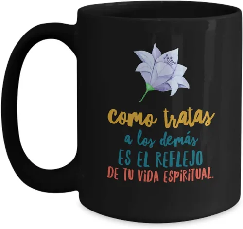 Vista 3 de Regalo para amigas Taza de cafe para amigos Perfecto regalo para navidad, graduados, profesionales y estudiantes Vaso con afirmaciones