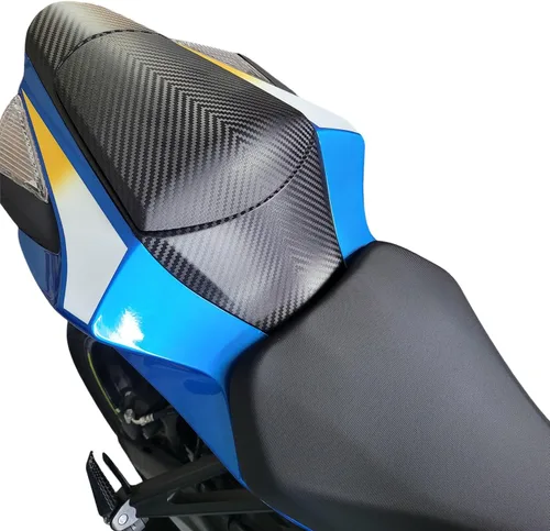 Vista 10 de Asiento trasero de motocicleta para Suzuki GSXR750 GSXR600 GSX R600 R750 GSX R 600 750 2011-2024 K11 cubierta trasera de carenado de pasajeros Negro