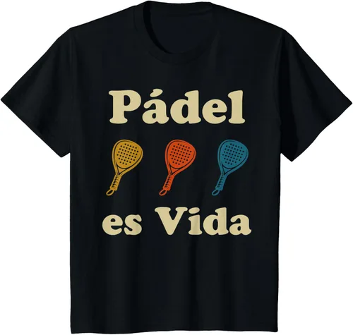 Vista 40 de Padel ES Vida Player Sport Life in Spanish En Espanol Men's T-Shirt