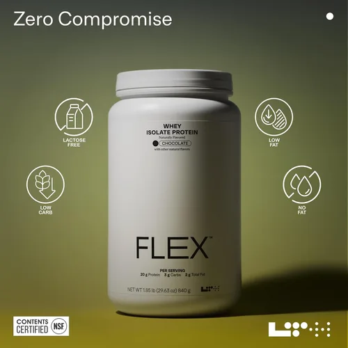 Vista 6 de LTH Aislamiento de proteína de suero Flex – Con la confianza de los miembros de Life Time – para la recuperación después del entrenamiento – Bajo