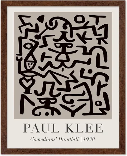 Vista 10 de Poster Master Póster vintage de Paul Klee – Impresión retro de cómicos – Arte de dibujo – Arte abstracto – Regalo para hombres y mujeres – Estilo-09