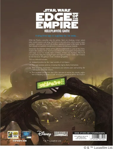 Vista 3 de Libro de fuente de Star Wars Edge of the Empire Lords of Nal Hutta Juego de rol Juego de estrategia para adultos y niños A partir de 10 años