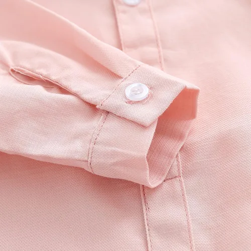 Vista 6 de Camisa de manga larga con botones y pajarita para bebés y niños pequeños