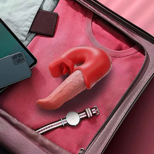 Vista 8 de Juguetes sexuales para adultos para mujeres - KERERO vibrador de consolador 3 en 1, juguete sexual de rosa con 10 modos de vibración, oclusión