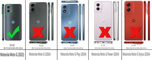 Vista 2 de Osophter Funda para Moto G 5G 2023, Motorola G 5G 2023 para mujeres y niñas, diseño floral con protector de pantalla, absorción de golpes, funda