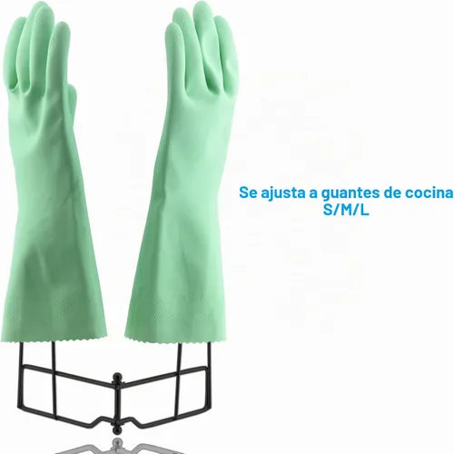 Vista 6 de Guantes de cocina Estante de secado, SUS 304 acero inoxidable plato guantes titular