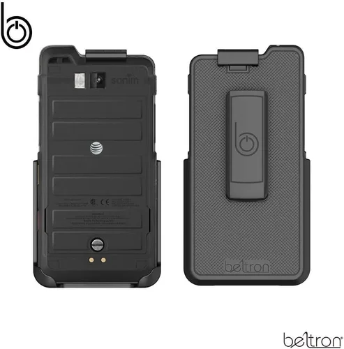 Vista 4 de BELTRON Sonim XP8 - Funda resistente con clip para cinturón (AT&T FirstNet Sprint Verizon XP8800) Características: ajuste seguro, cierre