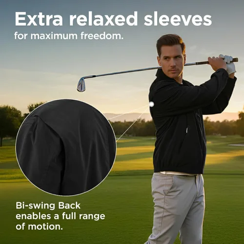 Vista 7 de London Fog Chaqueta de golf con cierre frontal para hombre Auburn (tallas regular y grande)