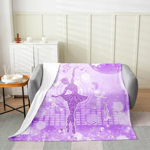 Vista 35 de jejeloiu Cute Mushroom Decor Plush Throw Blanket, For Kids Boys Girls 40"x50" Botanical Plants All Season,Bed Blanket Cartoon Mushrooms Flannel