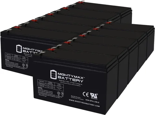 Vista 9 de Mighty Max Battery Batería de repuesto 12V 7Ah F2 para HR-1234W-F2-2 Pack