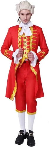 Vista 4 de Musical Hamilton Cosplay Costume King's Robe Outfit George Washington Costume