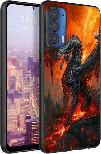 Vista 9 de Funda de TPU suave para Motorola Moto Edge 2021/Motorola Edge 5G UW, ajuste delgado para Moto Edge 2021, antiarañazos antideslizante, cuerpo