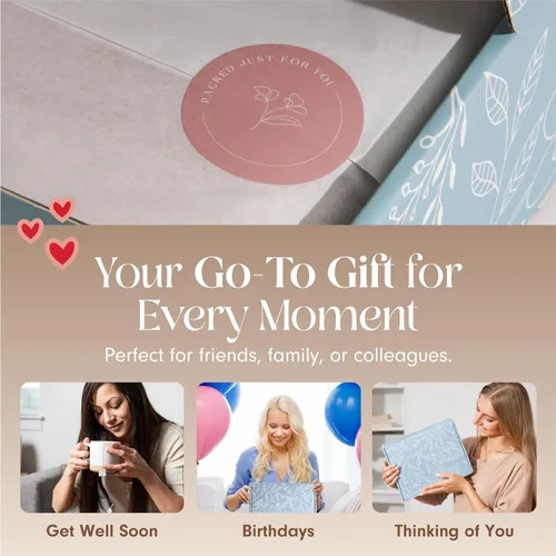 Vista 6 de Unboxme Get Well Soon - Cesta de regalo reconfortante para mujeres, caja de cuidado personal calmante con calcetines esponjosos, taza de cerámica