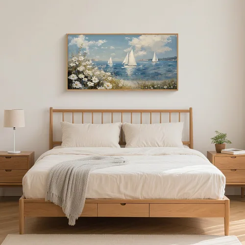 Vista 150 de FWIEXA Juego de Arte de Lienzo Bohemio Enmarcado para Pared, Cuadros Botánicos Verde Salvia Decoración de Pared, Impresiones de Arte de Plantas
