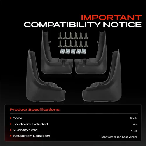 Vista 3 de A-Premium Aletas de barro compatibles con BMW X5 2020 2021 Sport Utility