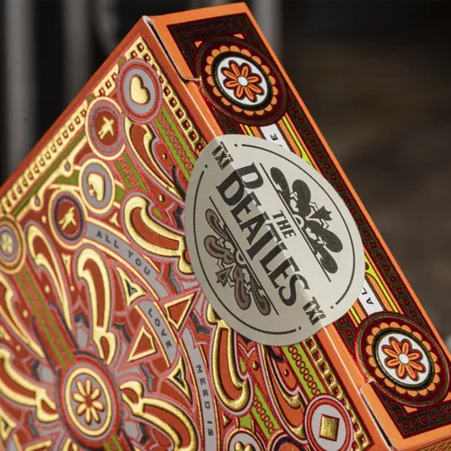 Vista 11 de theory11 Las cartas de juego premium de los Beatles - Baraja naranja oficialmente licenciada para coleccionistas