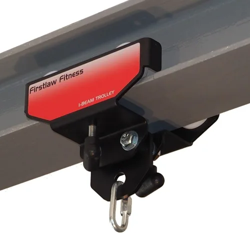 Vista 4 de Firstlaw Fitness I-Beam - Soporte para saco de boxeo con ruedas (Select - Negro - 3.5" - 7.0" de ancho I-Beam)