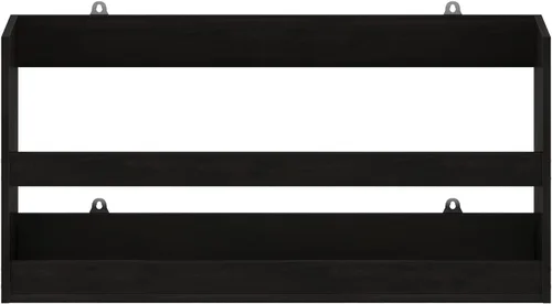 Vista 6 de Furinno Hermite Estantería de Almacenamiento Multiusos para Montaje en Pared, Espresso