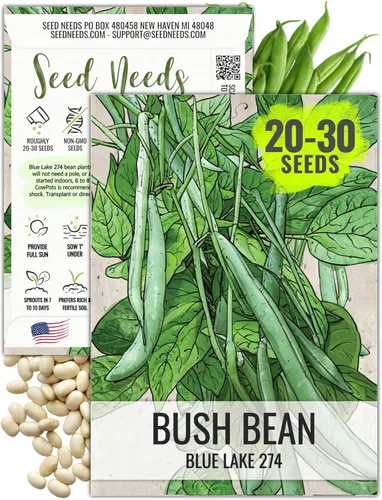 Vista 13 de Seed Needs Semillas de Frijol Lima para Plantar Frijoles Henderson Lima - Semillas de Vegetales Heirloom Sin OMG y Sin Tratar para Plantar un Jardín