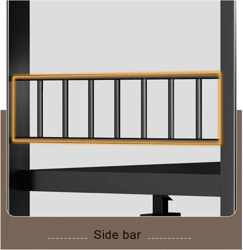 Vista 6 de Estante de almacenamiento plegable para estantes, estantes plegables de metal de 4 niveles con ruedas, estantes y estantes de almacenamiento