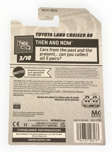 Vista 2 de Hot Wheels Toyota Land Cruiser 80, entonces y ahora 3/10