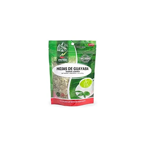 Vista 2 de Hanan Peruvian Secrets Hojas De Guayaba - Té de hierbas Hojas de guayaba 100% naturales 1.41 oz / 40 g Apoya naturalmente las molestias