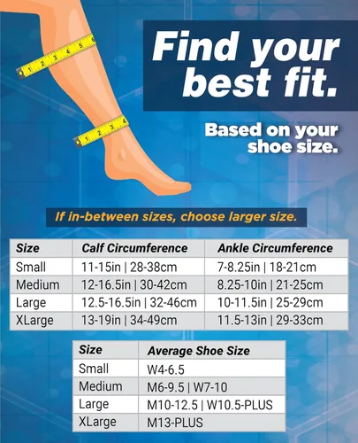 Vista 2 de OrthoSleeve - Calcetines de compresión de grado médico para hombres y mujeres, 15-20 mmHg (L, bronceado)
