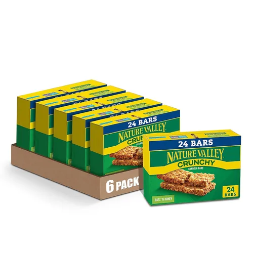 Vista 10 de Nature Valley Barras de granola crujientes, Apple Crisp, caja de edición limitada, 12 barras, 8.94 oz (6 bolsas)