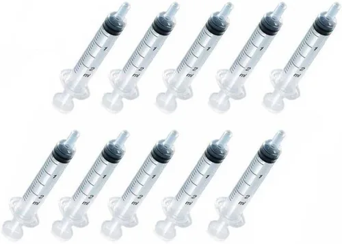 Vista 10 de ¡Sin aguja! 20 jeringas de plástico reutilizables de 0.0 fl oz con medición hidropónica de plástico de medición de nutrientes jeringa herramientas