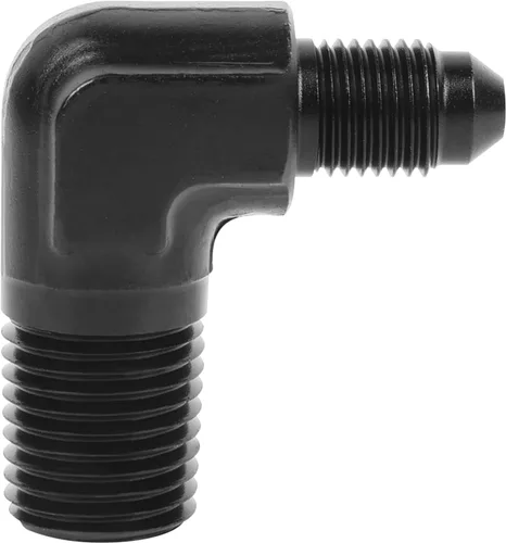 Vista 52 de EVIL ENERGY Adaptador de ajuste de 6AN a 3/8" NPT macho de 90 grados, aluminio