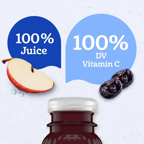 Vista 5 de Gerber Jugo, Todder 12+ meses, manzana ciruela, botella de 4 onzas líquidas, paquete de 4