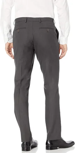 Vista 3 de Tienda Essentials Pantalón de vestir elástico para hombre ajustado y sin arrugas